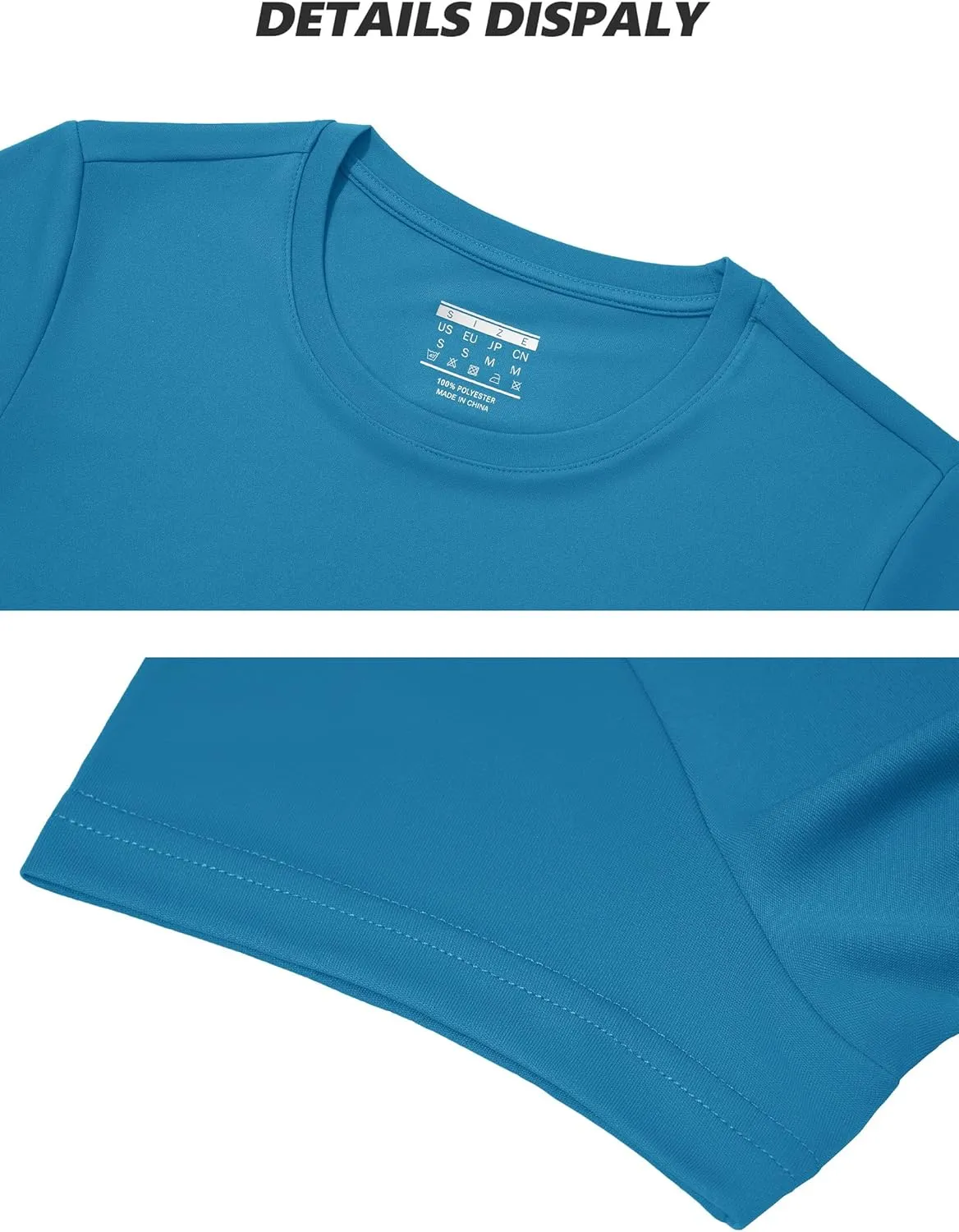 TACVASEN Short Sleeve Shirts for Women Athletic Workout Tops UPF 50  Sun Protection Quick Dry Running T-Shirts
