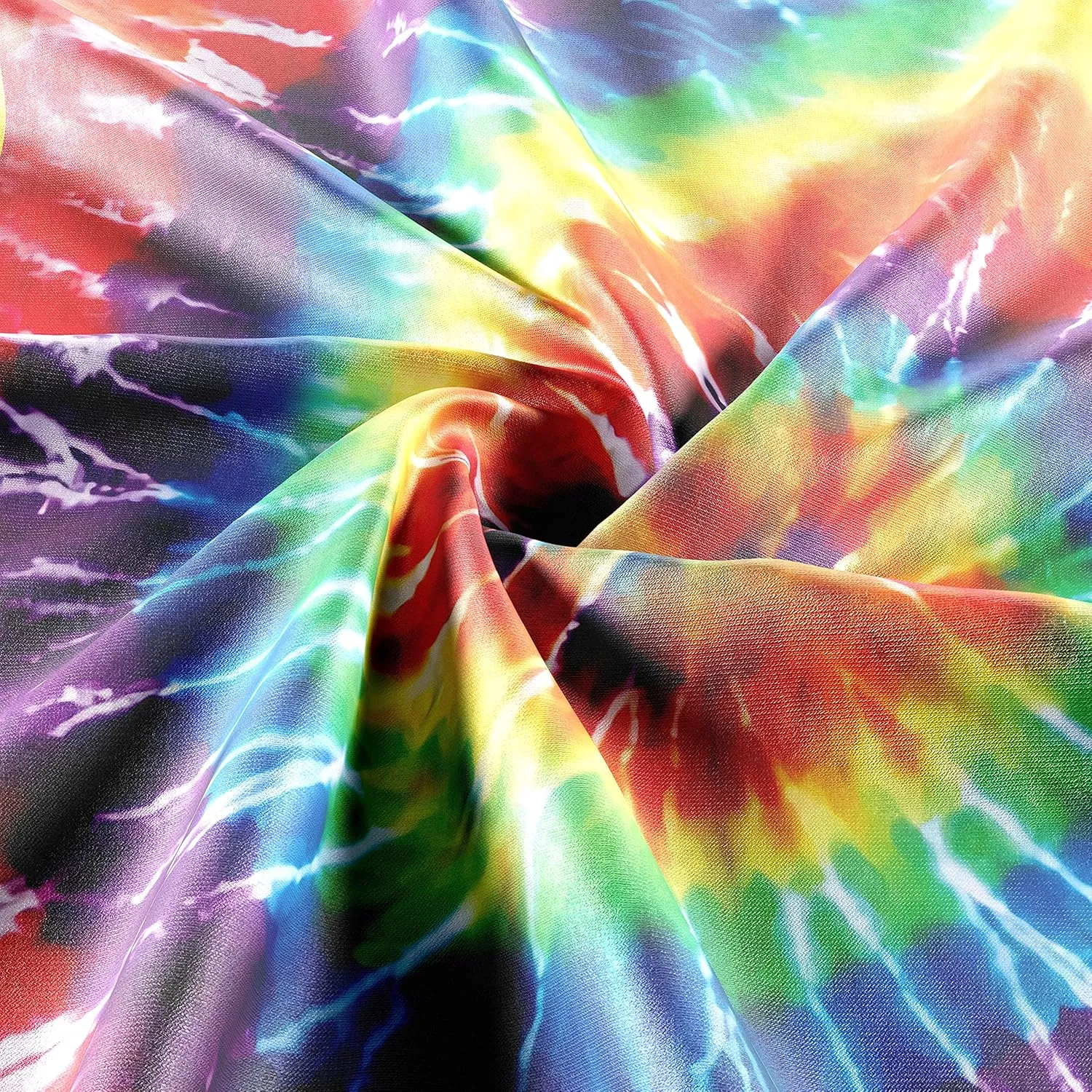 Tie Dye Shirts for Men Women, Short Sleeve Mens Tie Dye Shirts, Mens Women Rainbow Tie Dye T Shirts,Size:S-5XL