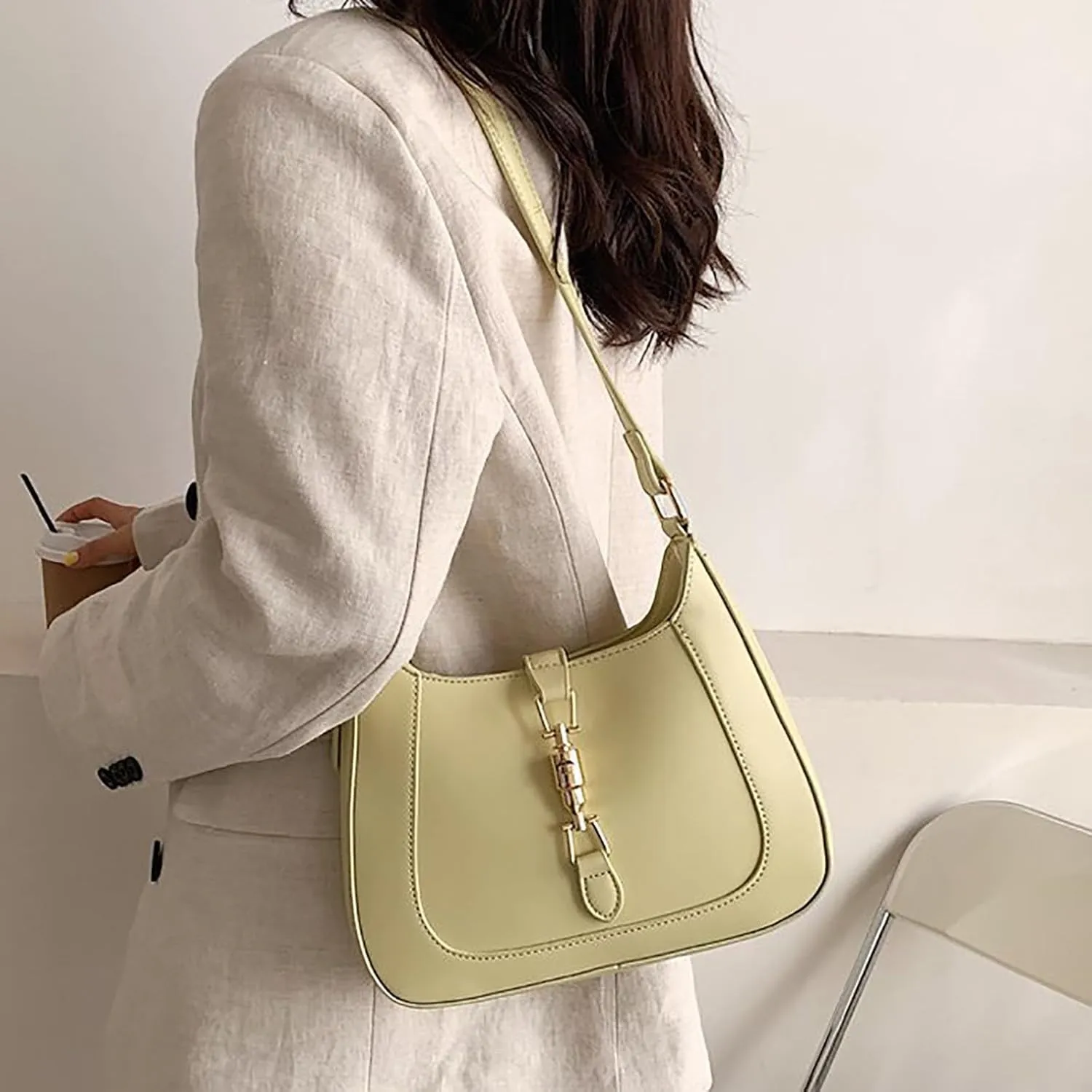 Tote Bag For Women Elegant Dumplings Handbags Ladies Purse Satchel Shoulder Bags Underarm Bag Leather Bag For Ladies M