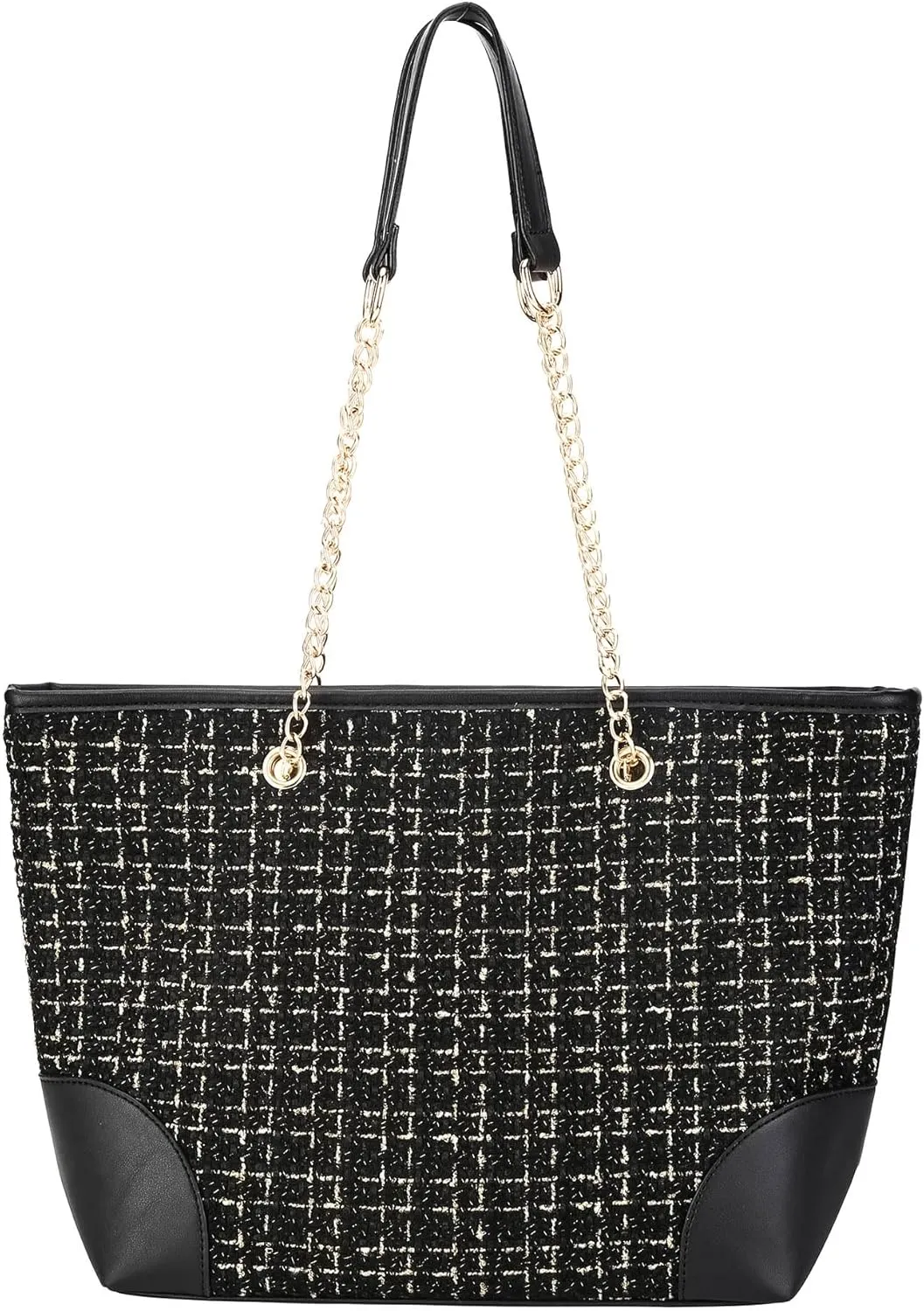 Tote Bags for Women Purses and Ladies Handbags Medium Size Hobo Top Handle Satchel Shoulder Bags, with Chain Strap