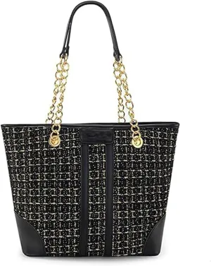 Tote Bags for Women Purses and Ladies Handbags Medium Size Hobo Top Handle Satchel Shoulder Bags, with Chain Strap