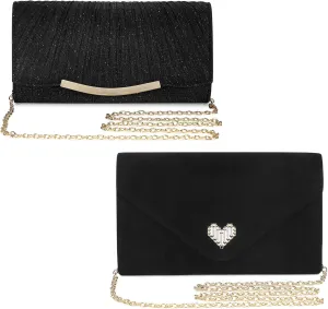 UBAYMAX Evening Bag Clutch Purses for Women Lady Girl Handbags Crossbody Bag Wedding Bag for Prom Cocktail Party Wedding Engagement