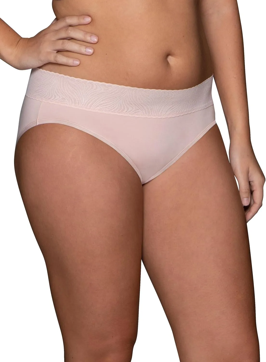 Vanity Fair Women's Effortless Panties for Everyday Wear, Buttery Soft Fabric & Lace