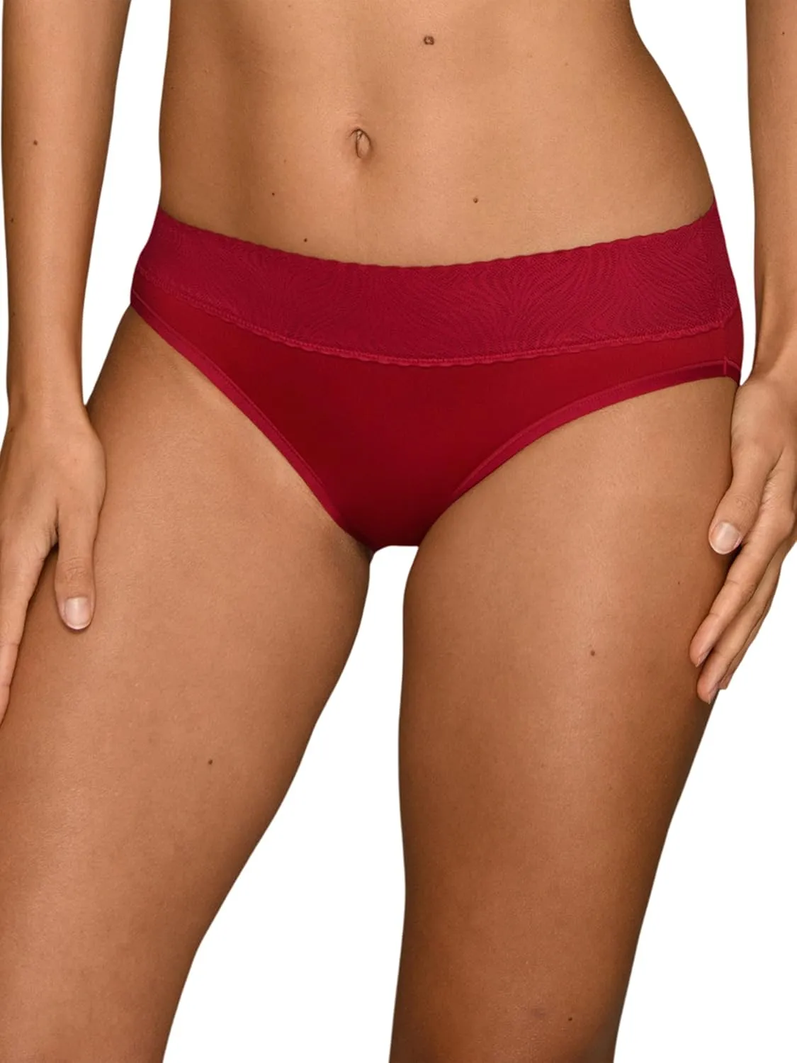 Vanity Fair Women's Effortless Panties for Everyday Wear, Buttery Soft Fabric & Lace