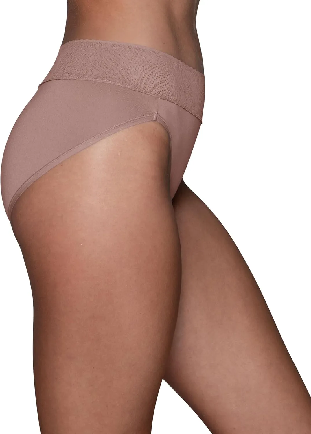 Vanity Fair Women's Effortless Panties for Everyday Wear, Buttery Soft Fabric & Lace