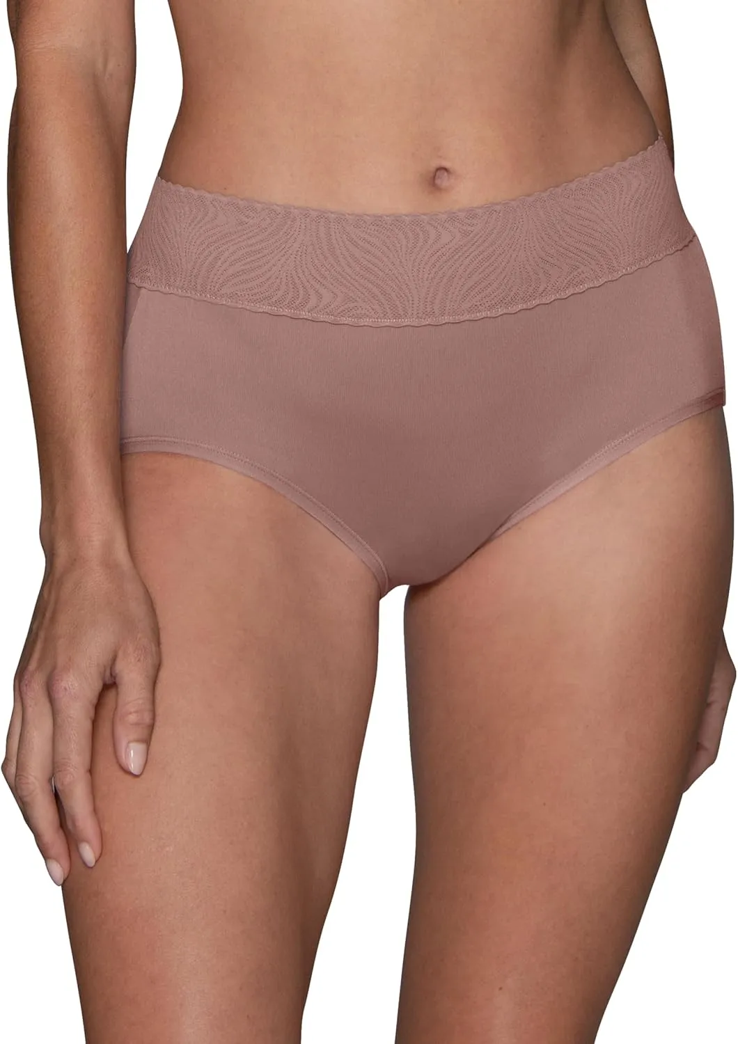 Vanity Fair Women's Effortless Panties for Everyday Wear, Buttery Soft Fabric & Lace