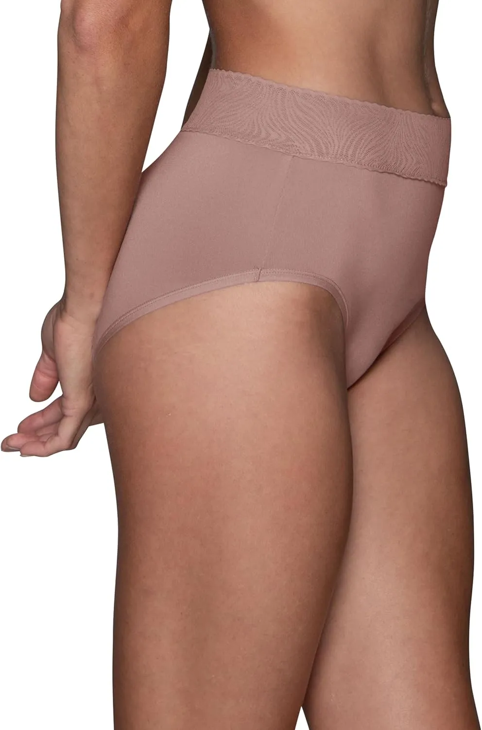 Vanity Fair Women's Effortless Panties for Everyday Wear, Buttery Soft Fabric & Lace