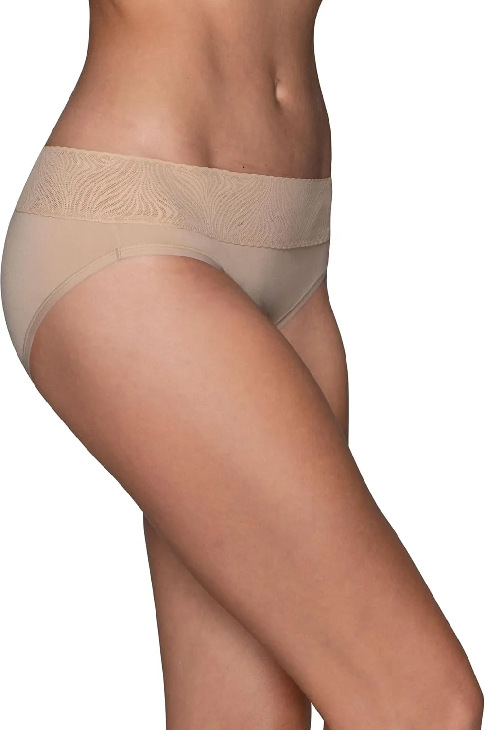 Vanity Fair Women's Effortless Panties for Everyday Wear, Buttery Soft Fabric & Lace
