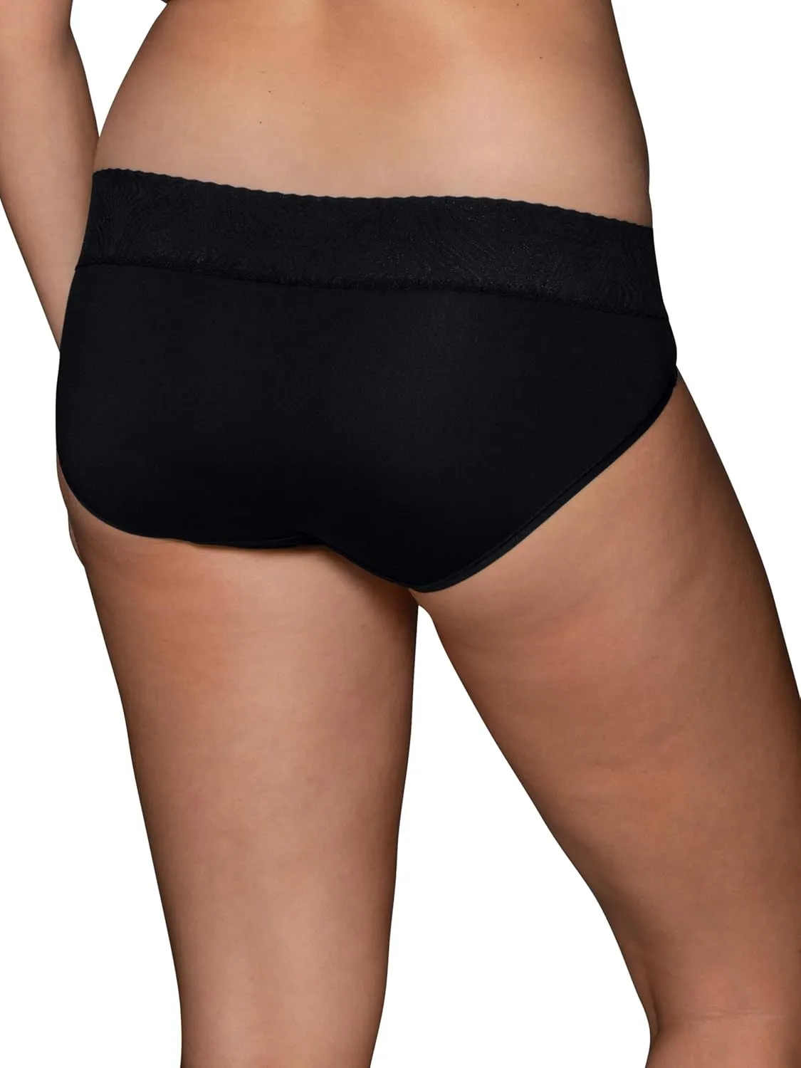 Vanity Fair Women's Effortless Panties for Everyday Wear, Buttery Soft Fabric & Lace