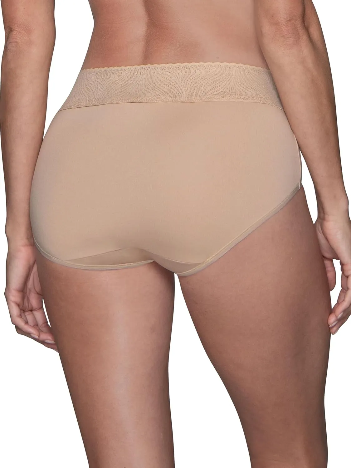 Vanity Fair Women's Effortless Panties for Everyday Wear, Buttery Soft Fabric & Lace