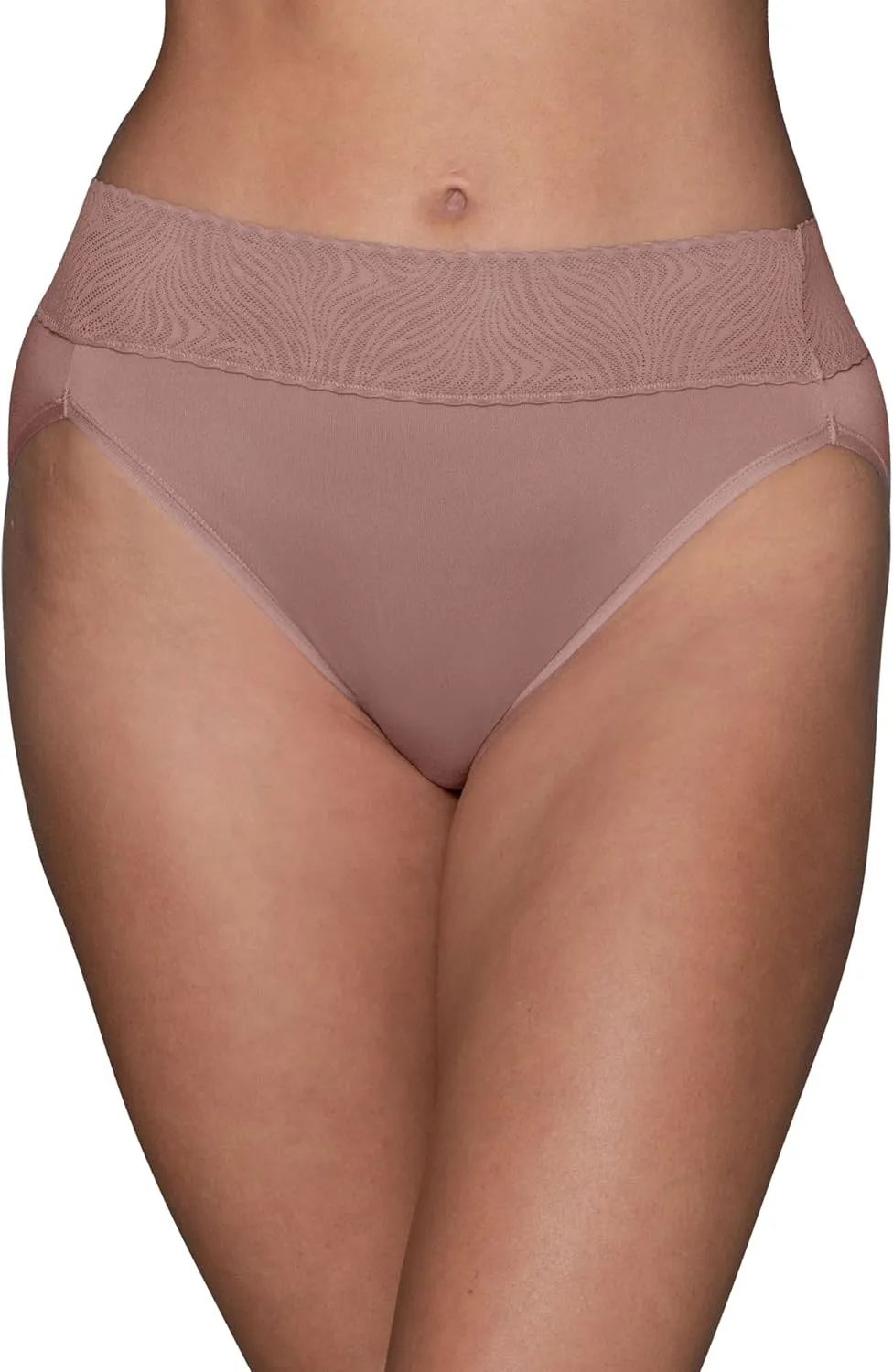Vanity Fair Women's Effortless Panties for Everyday Wear, Buttery Soft Fabric & Lace