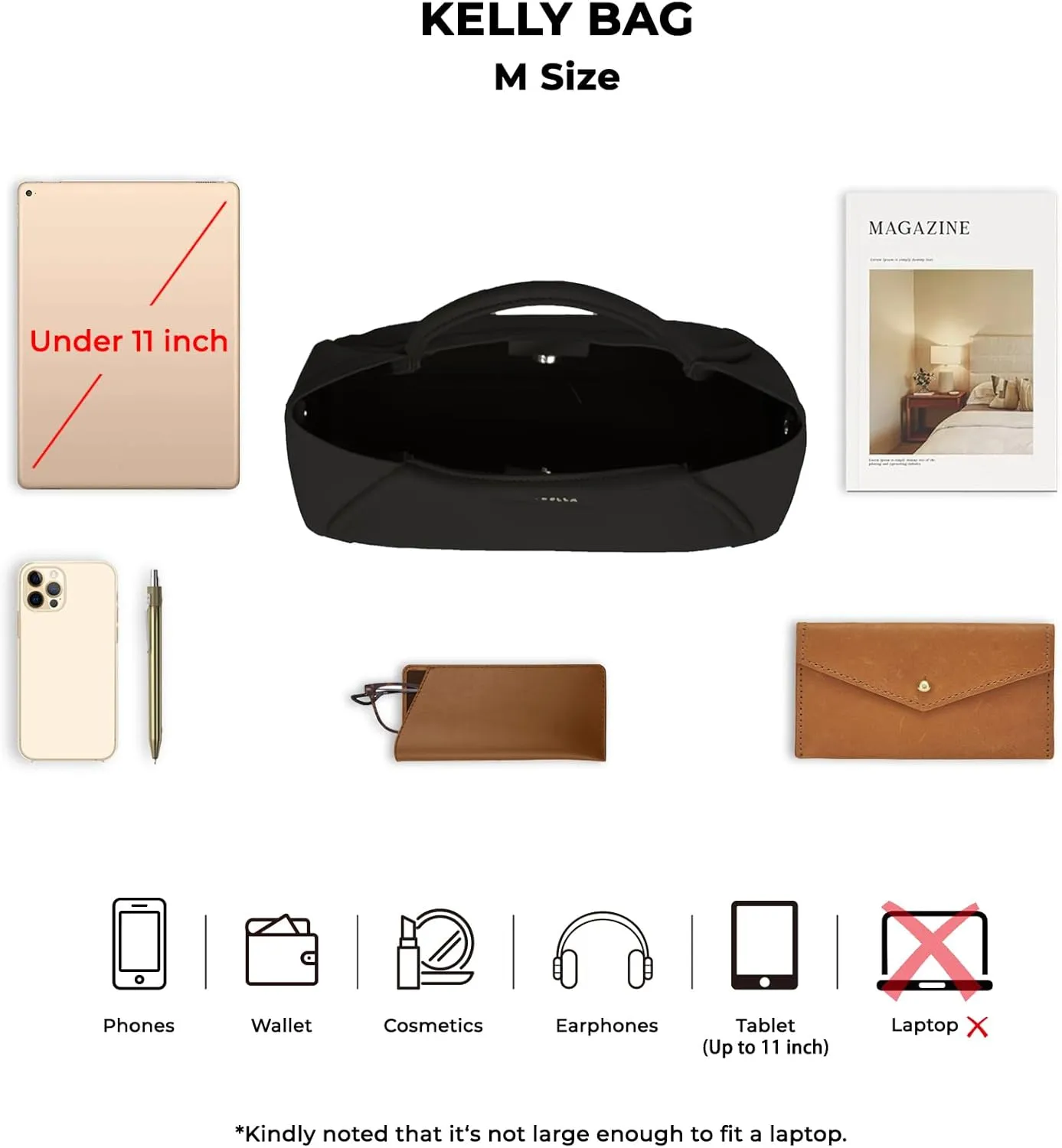Vegan Leather Tote Bag for Women, Hobo Shoulder Bag, Crossbody Handbag with Matching Purse, Stylish Versatile