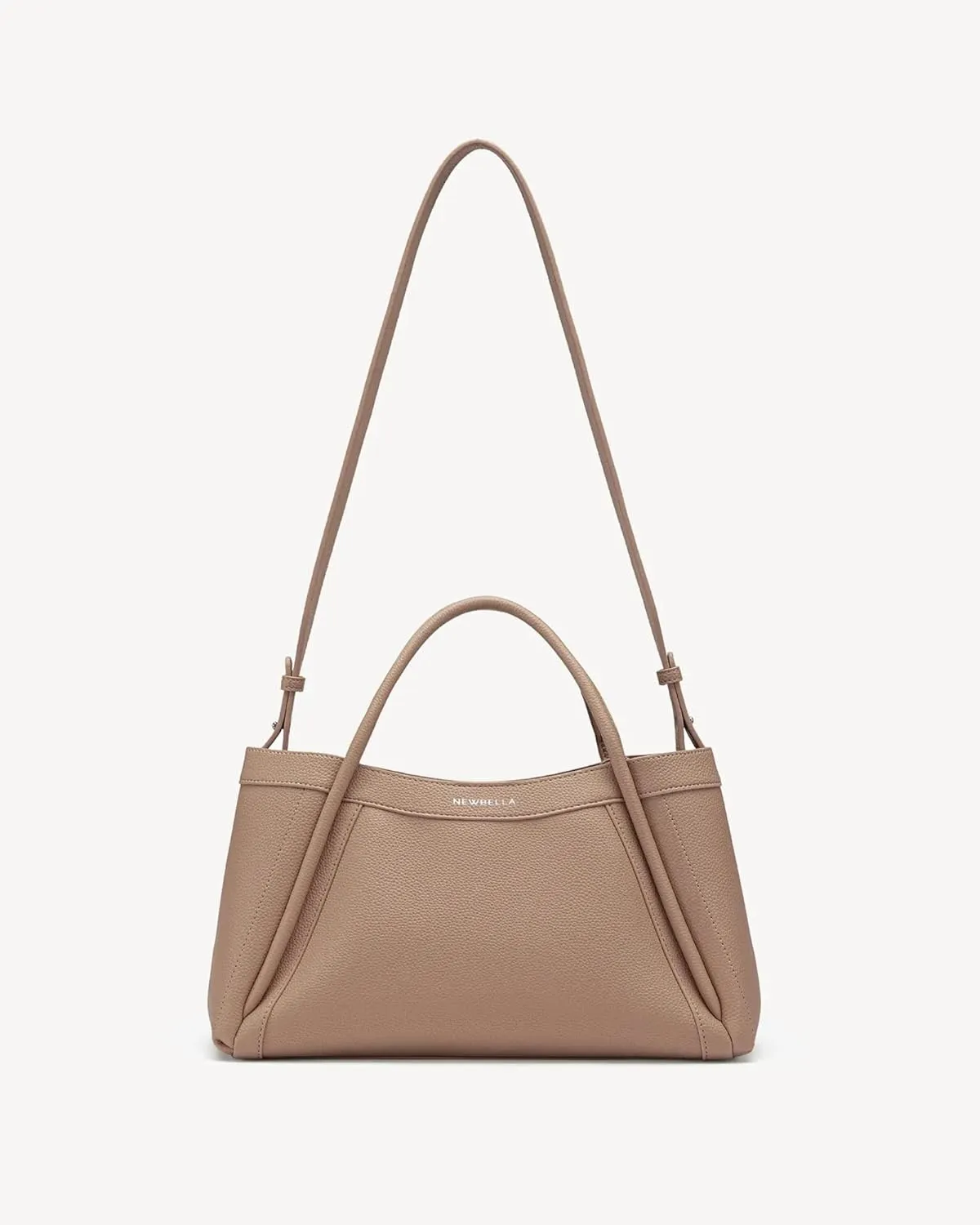 Vegan Leather Tote Bag for Women, Hobo Shoulder Bag, Crossbody Handbag with Matching Purse, Stylish Versatile