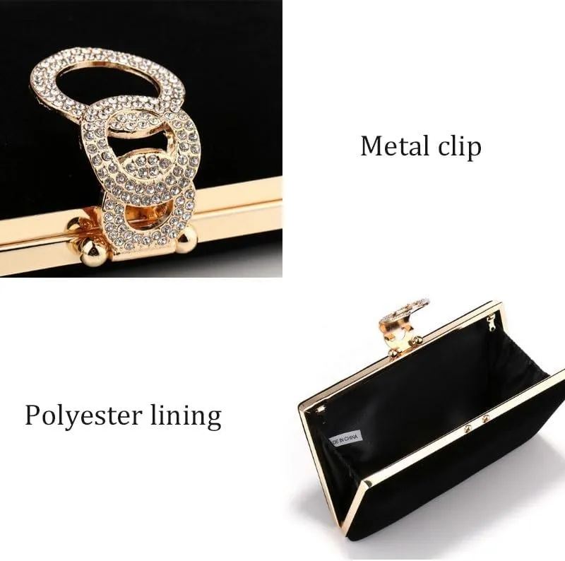 Velvet Versatile Clutch Purses European American Evening Bag
