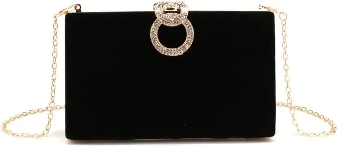 Velvet Versatile Clutch Purses European American Evening Bag