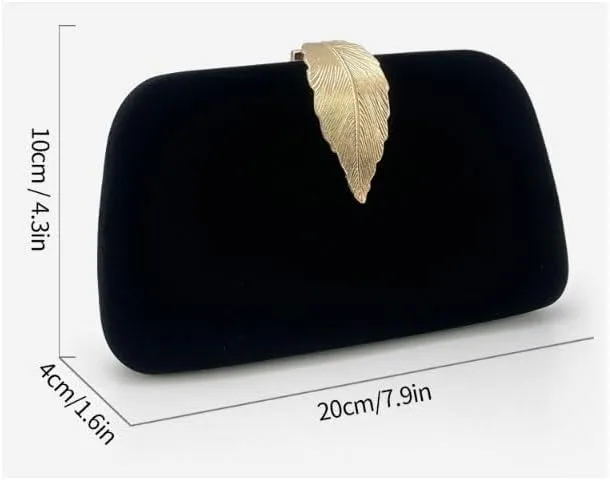 Velvet Women Evening Bag French Versatile Clutch Purses