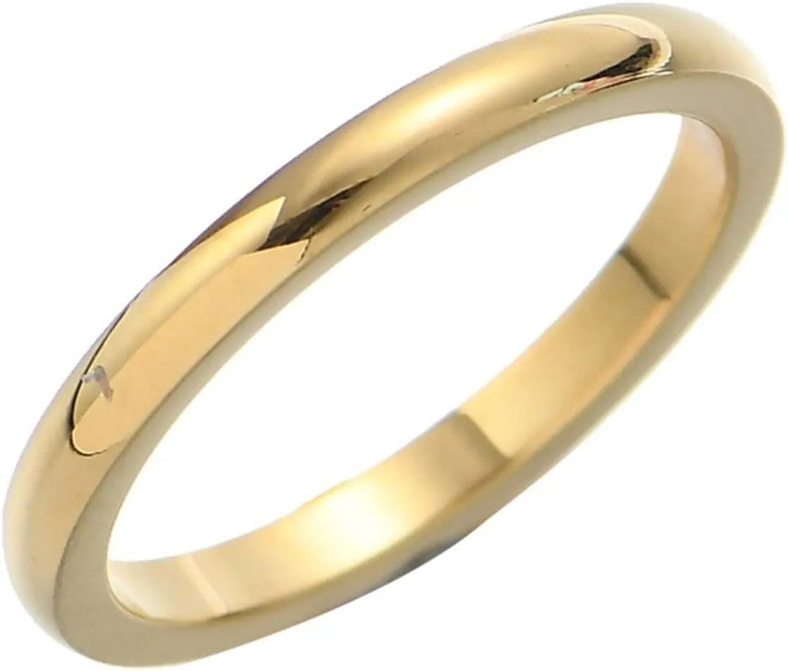Vintage Rings Women, Stacking Ring Simple Polished Stainless Steel Jewelry Sets for Women
