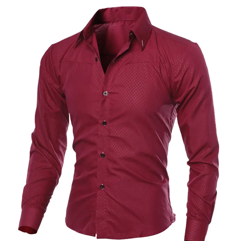 West Louis Brand Soft Solid Dress Shirt