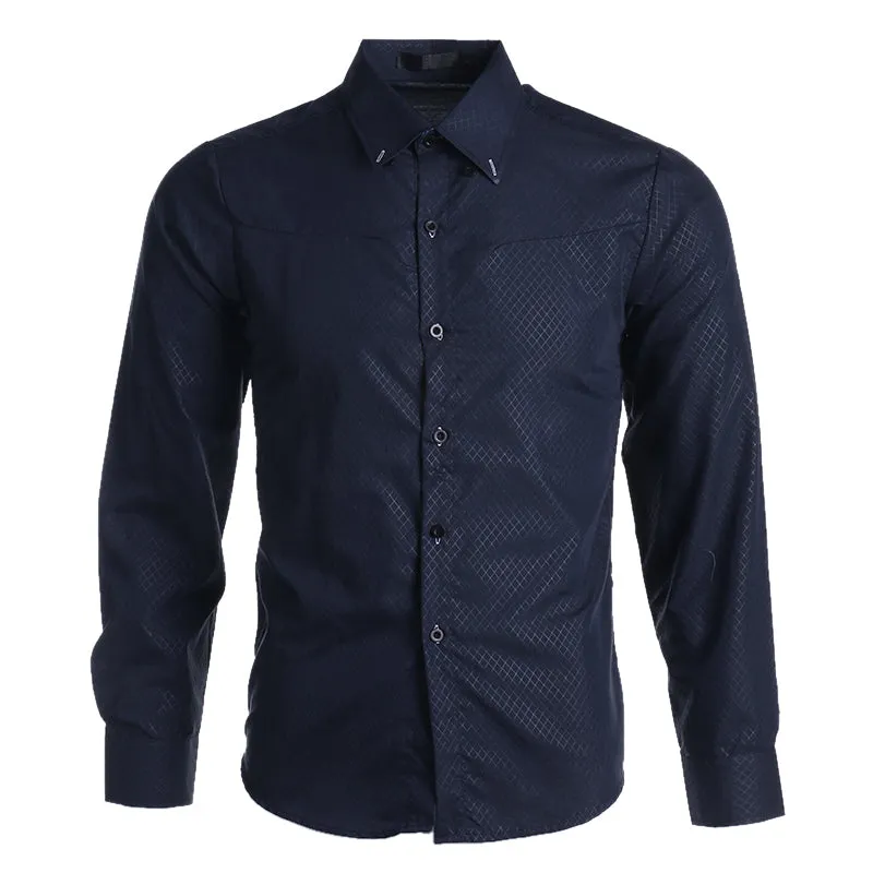 West Louis Brand Soft Solid Dress Shirt