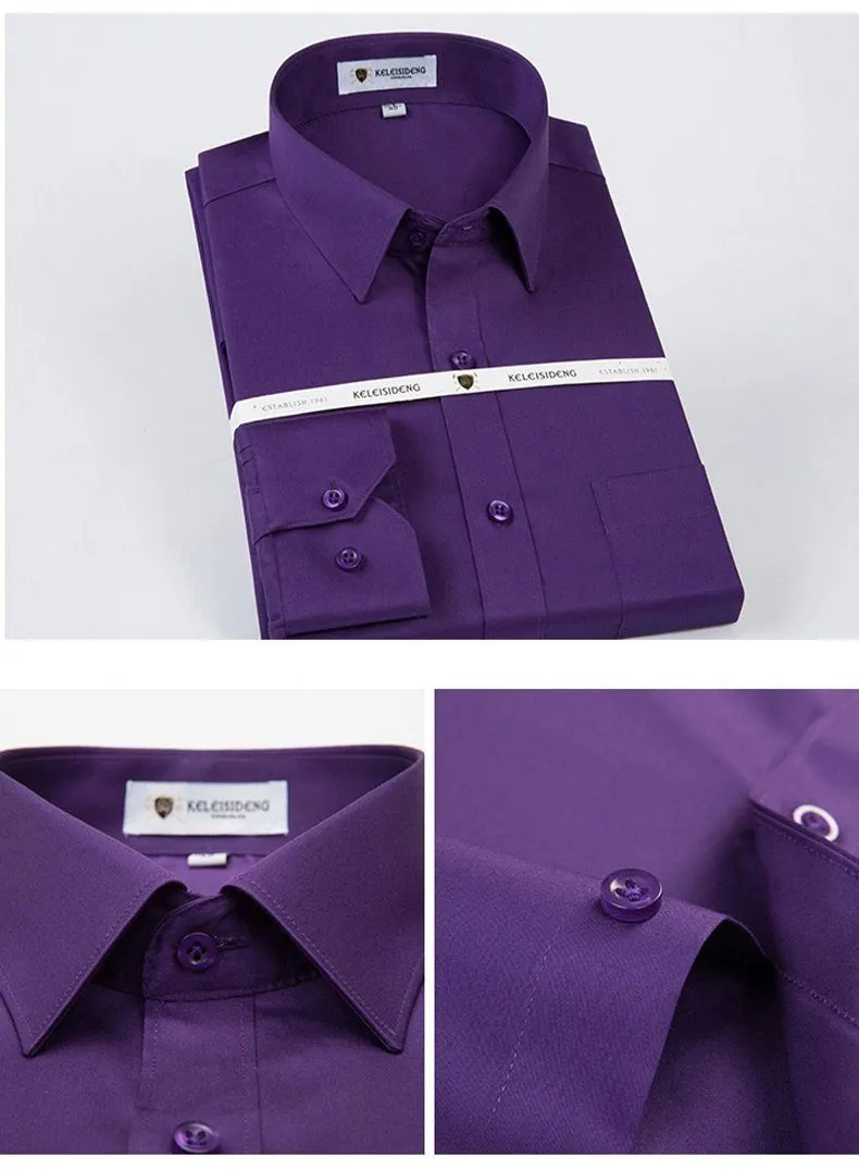 West Louis Solid Work Office Shirts