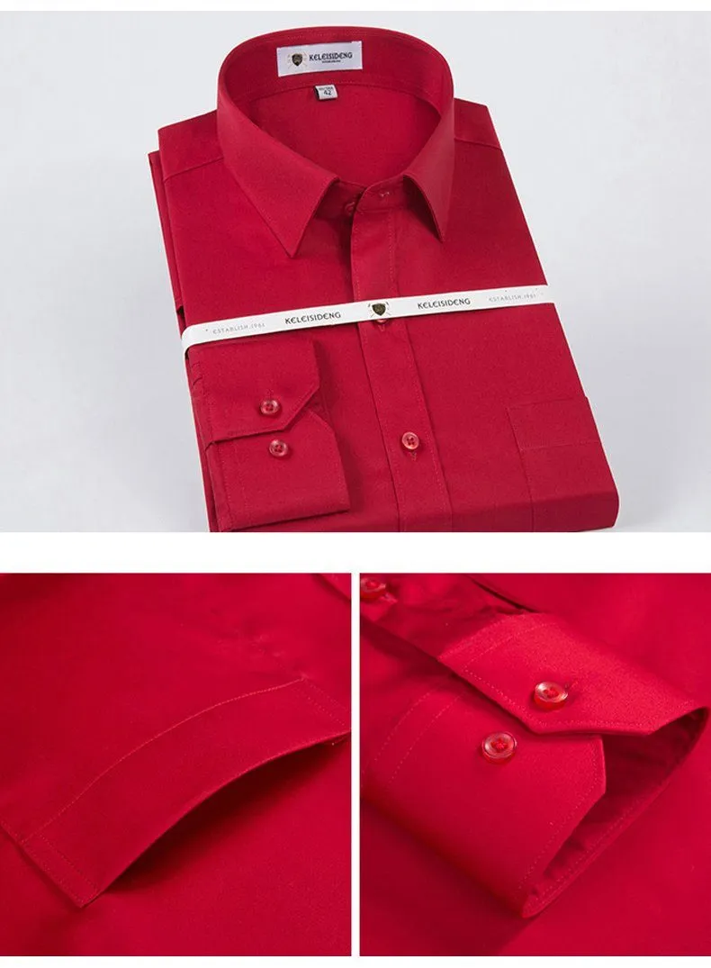 West Louis Solid Work Office Shirts