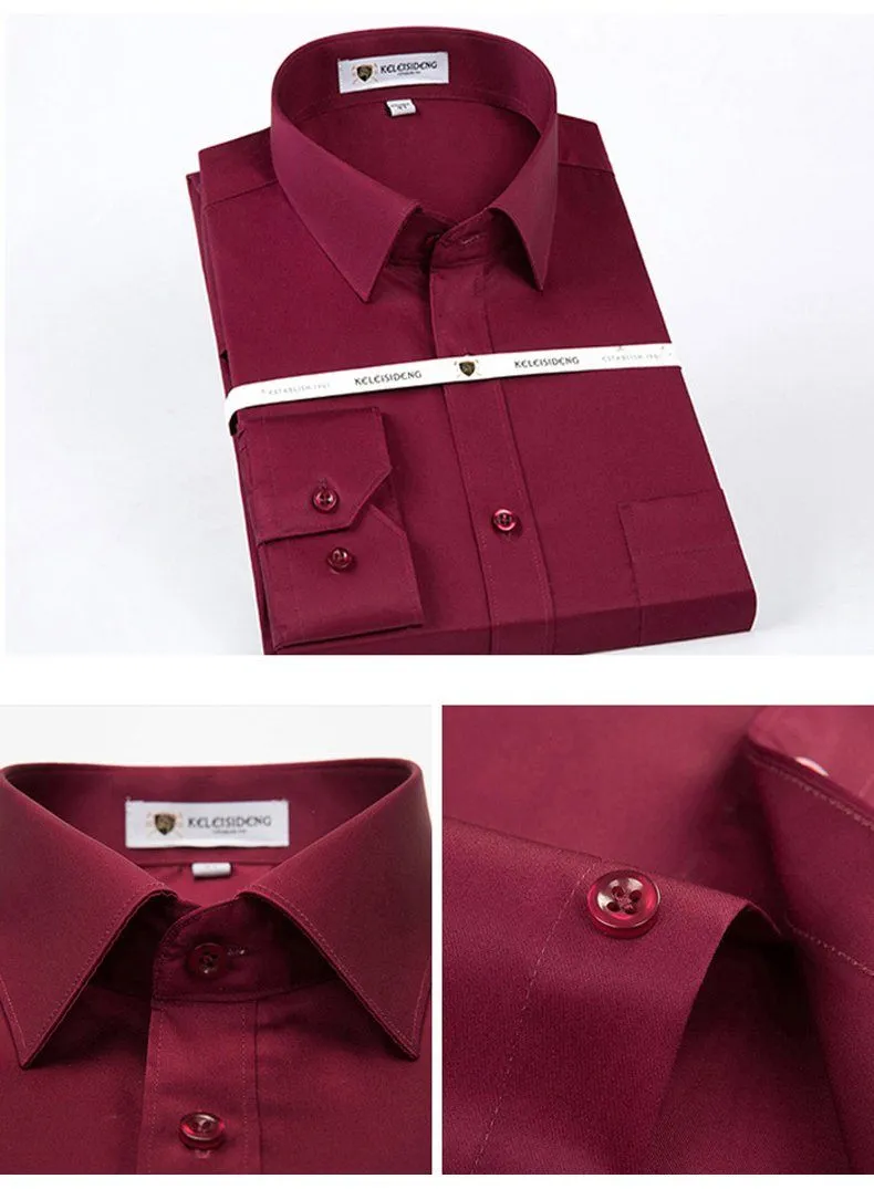 West Louis Solid Work Office Shirts