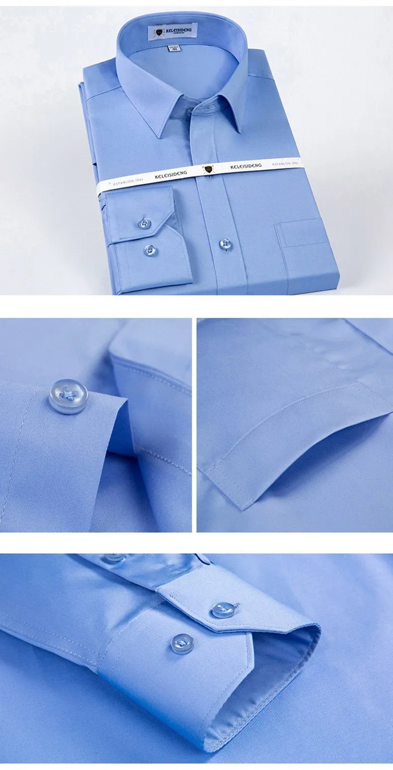 West Louis Solid Work Office Shirts