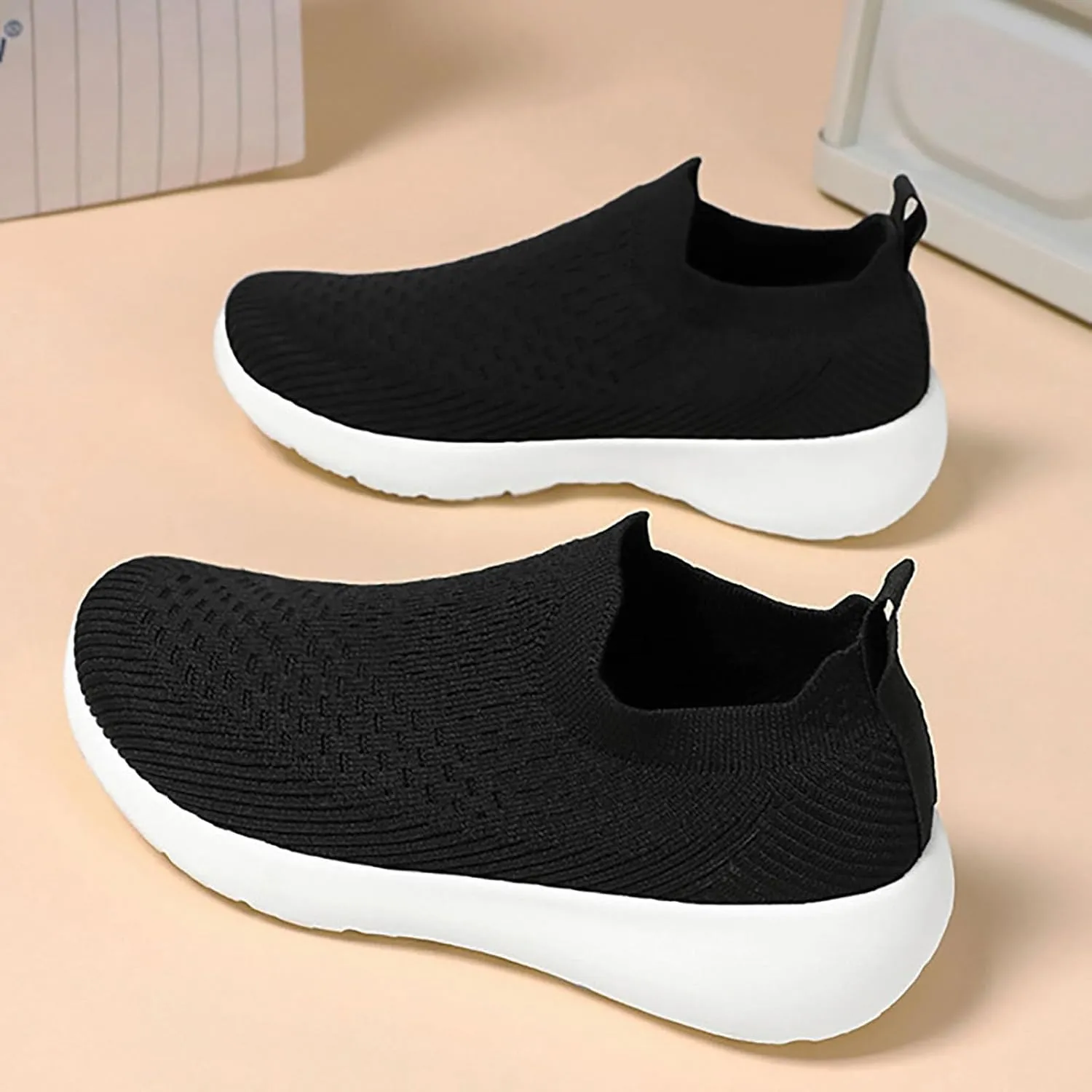 Women Flat Shoes Slip-On Loafers Breathable Shoes Arch Support Soft Orthopedic Shoes Sneakers Slip on Flats Loafers