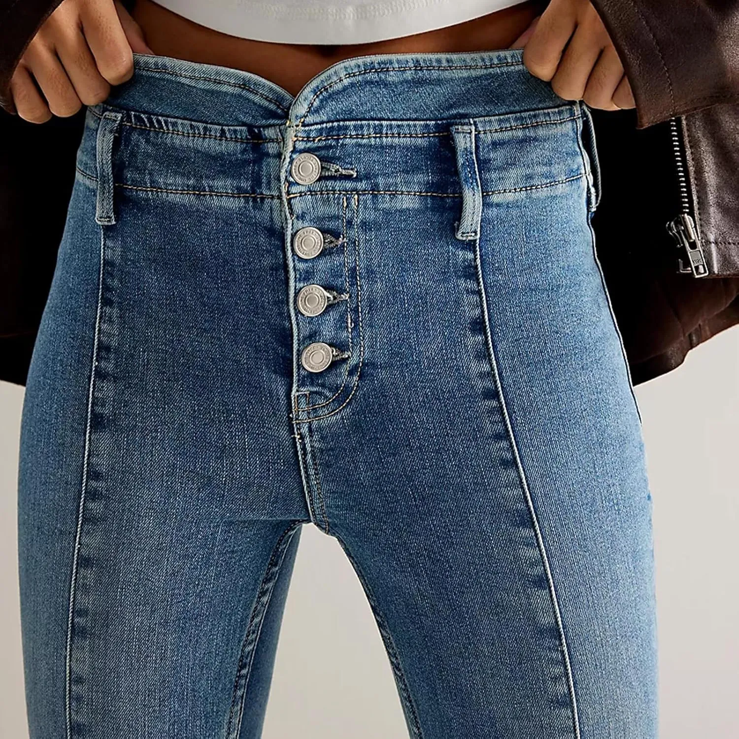Women High Waist Velvet Flared Pants Y2k Vintage Slim Fit Palazzo Ribbed Bell Bottoms Trousers Cropped Pants