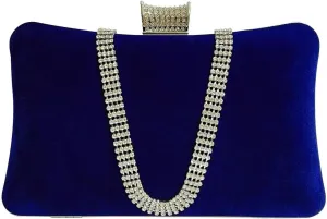 Women Velvet Evening Bag Sparkly Rhinestone Clutch Bag Bridal Wedding Purse Charming Glittering Handbag for party Evening Gowns and Formal Events