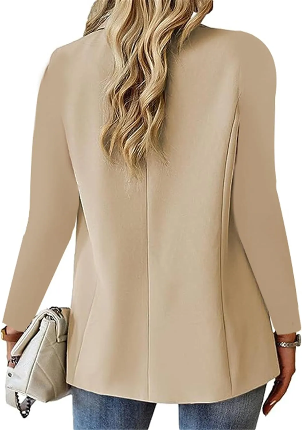 Womens Casual Blazers Business Casual Dressy Long Sleeve Jackets Lightweight Blazer Spring Summer Cardigan Work Suit
