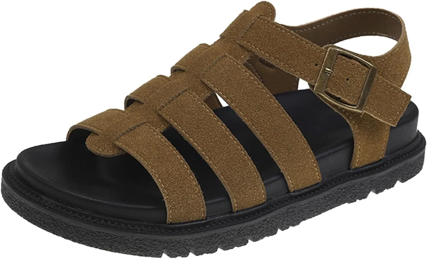 Women's Entry Ankle Wrap Sandal with Comfort Wind With Roman Shoes Wide Widths Available Fisherman SandalS
