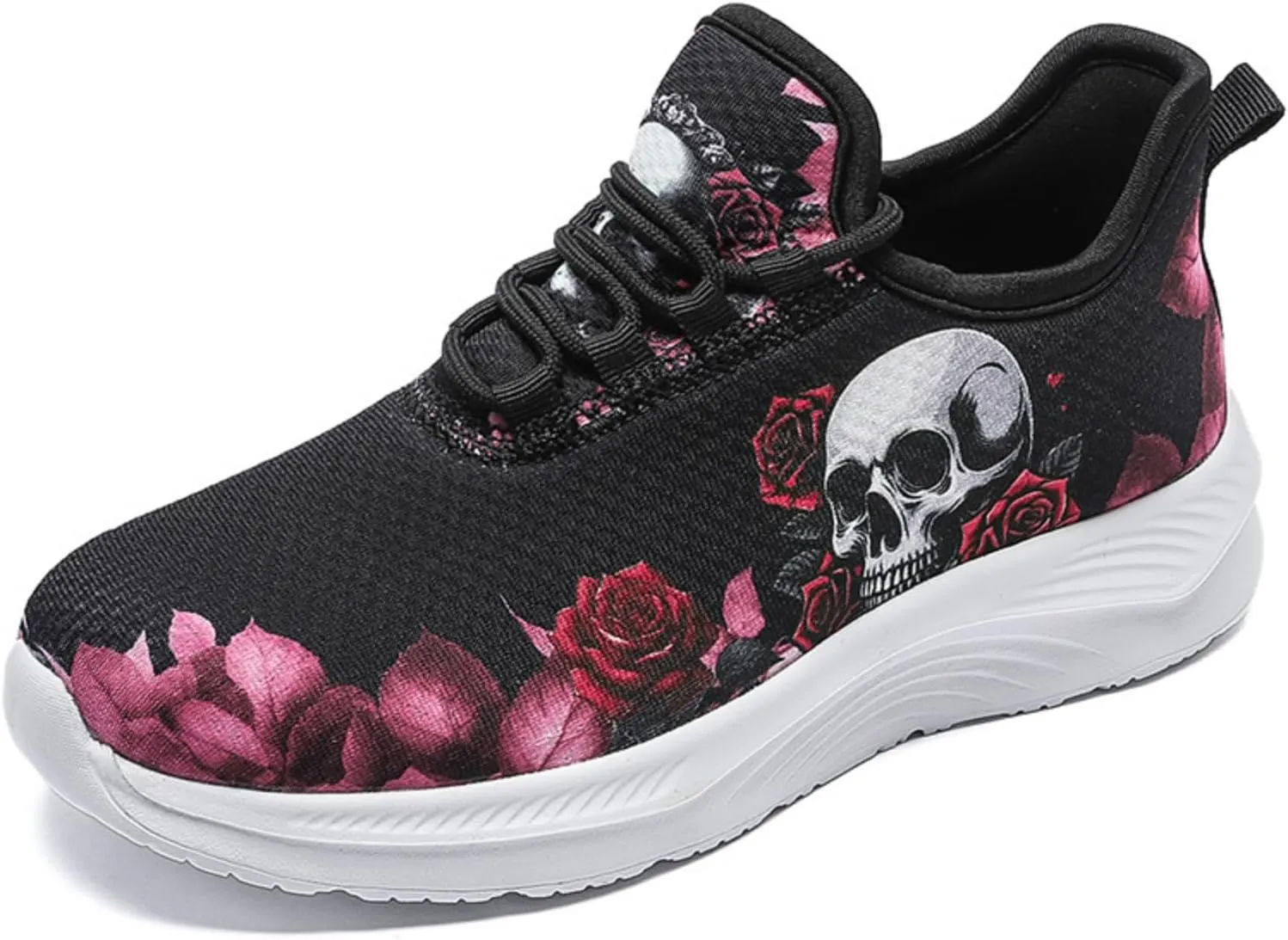 Women's Punk Y2K Mesh Running Sneakers White Sole Fashion Lightweight Breathable Casual Sports Shoes