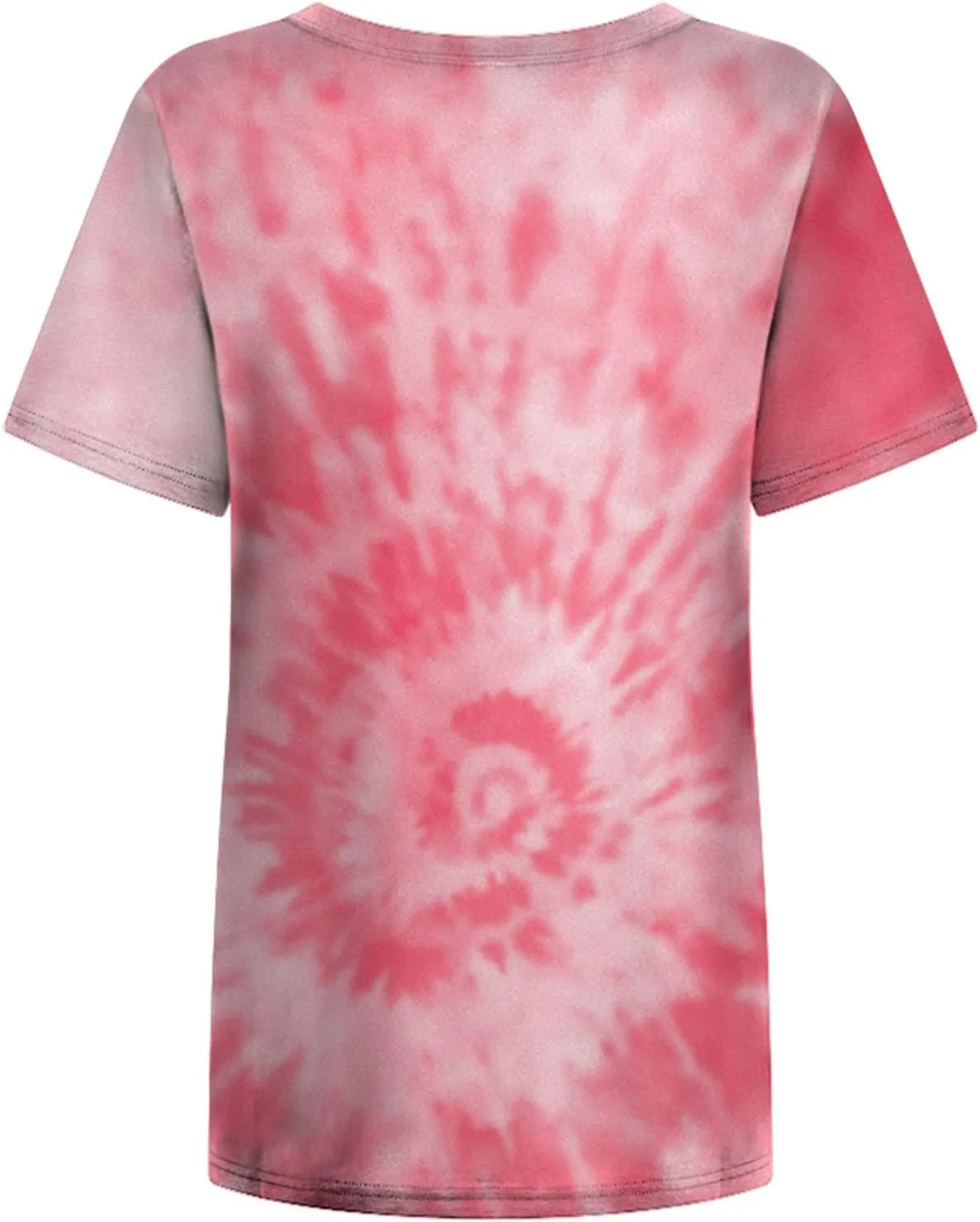 Womens Short Sleeve Tops Crewneck Tie Dye Shirts Oversized Tees T-Shirt Trendy Shirts Blouse Graphic Funny T Shirts