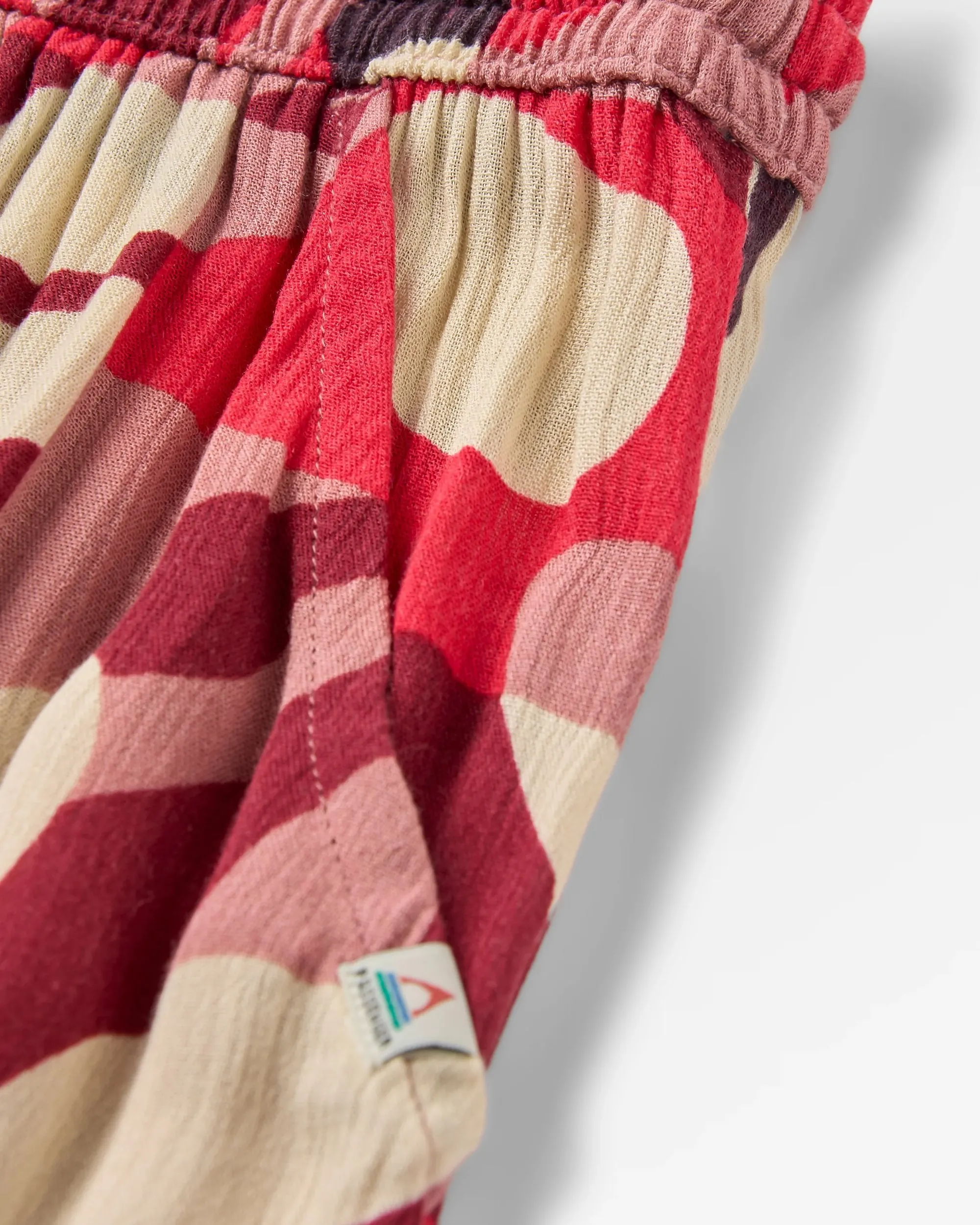 Zephyr Woven Maxi Skirt - Mountain Foliage Cranberry